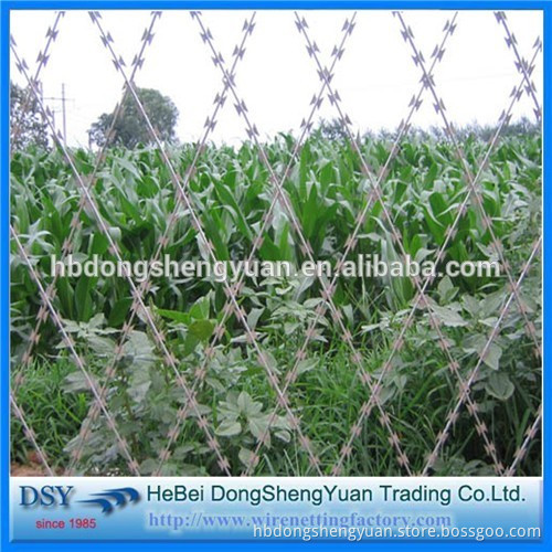 Hole Razor Mesh For Razor Barbed Wire Fencing